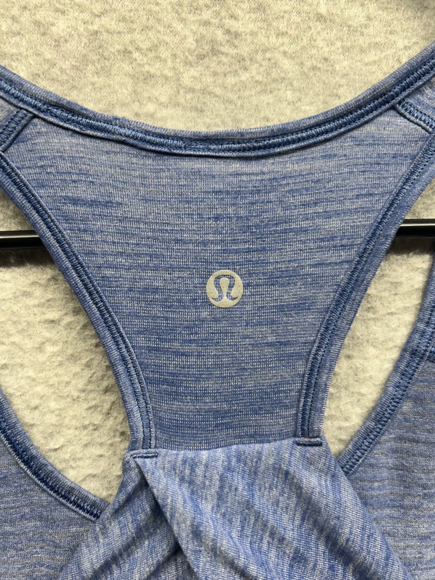 Lululemon Essential Tank Size 10 Heathered Emperor Blue