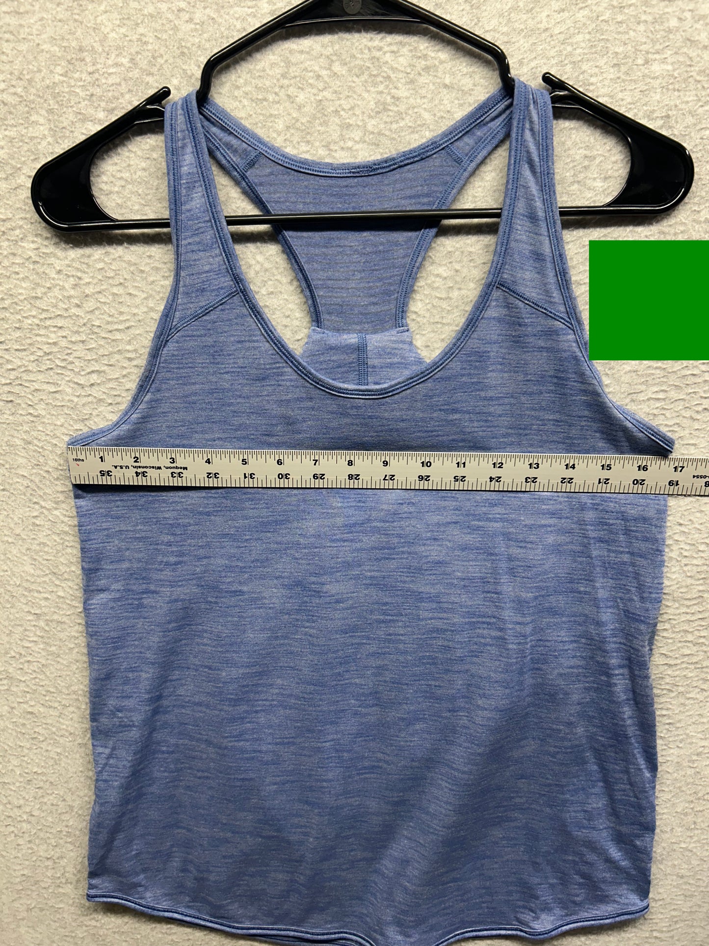 Lululemon Essential Tank Size 10 Heathered Emperor Blue