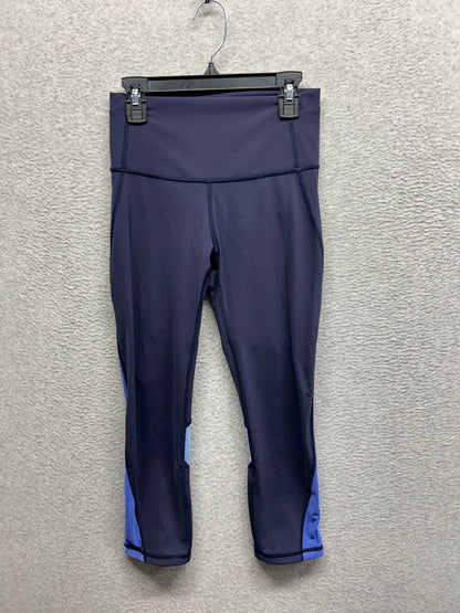 Lululemon Mix & Mesh Crop 21" Size 4 Midnight Navy