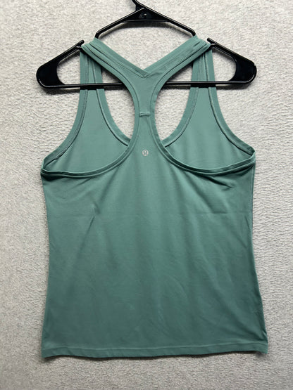 Lululemon Cool Racerback Tank Top Nulu Size 14 Tidewater Teal