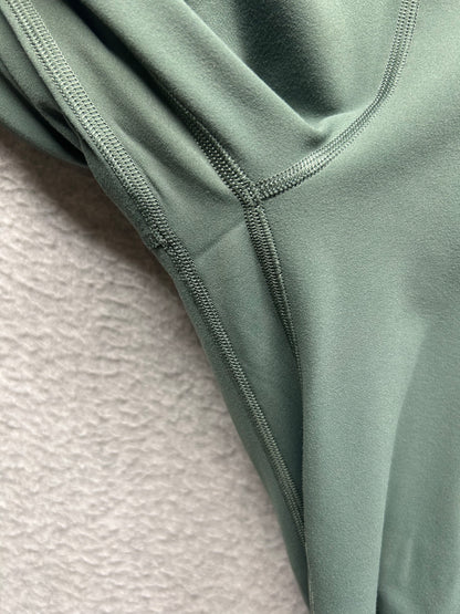Lululemon Align High-Rise Pant with Pockets 25" Size 4 (Square) Dark Forest