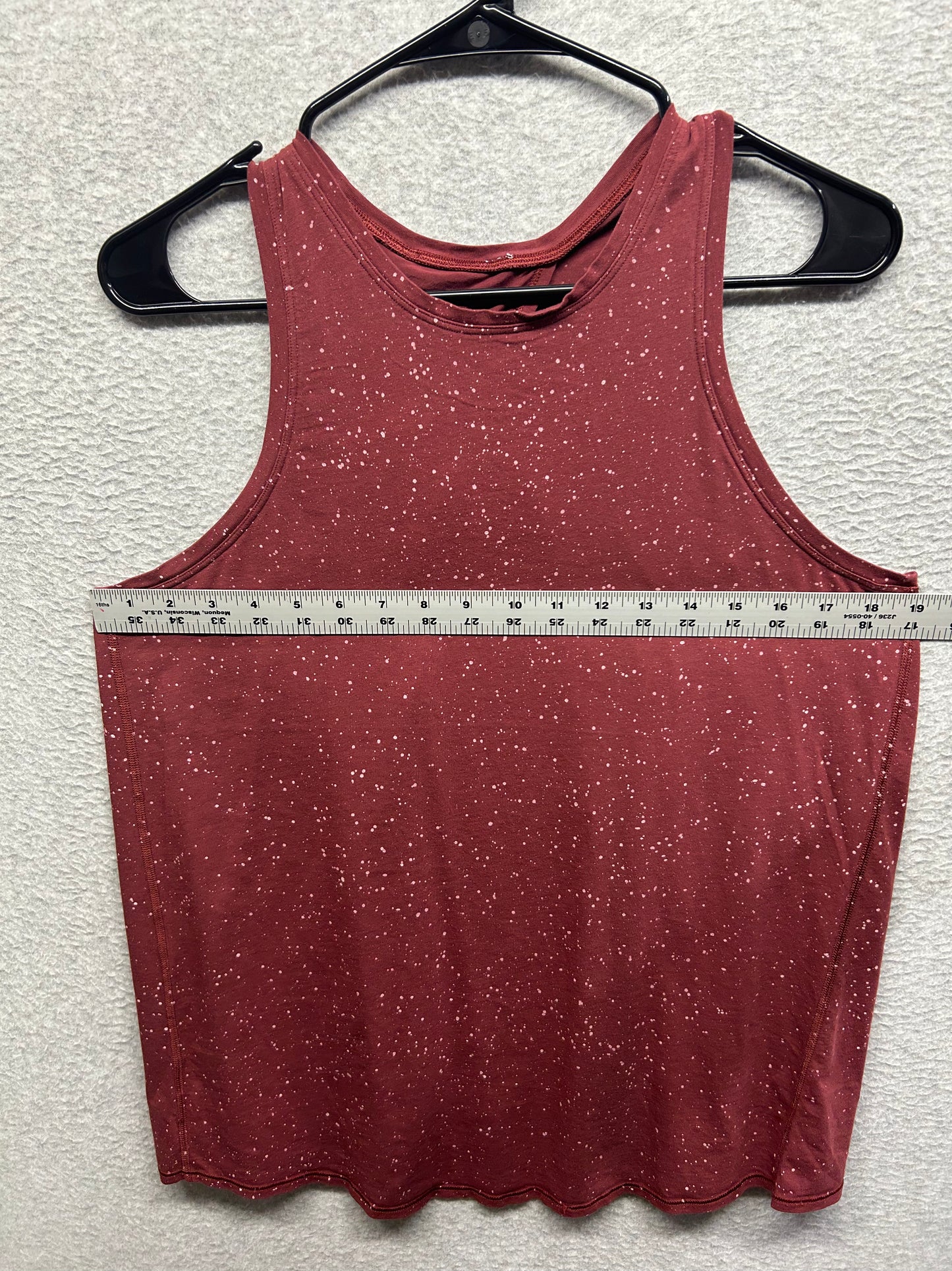 Lululemon All Tied Up Tank Size 12/14 Splatter Dye Savannah