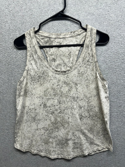 Lululemon Love Tank Top Size 12/14 Cirrus Wash White Opal Raw Linen Rover