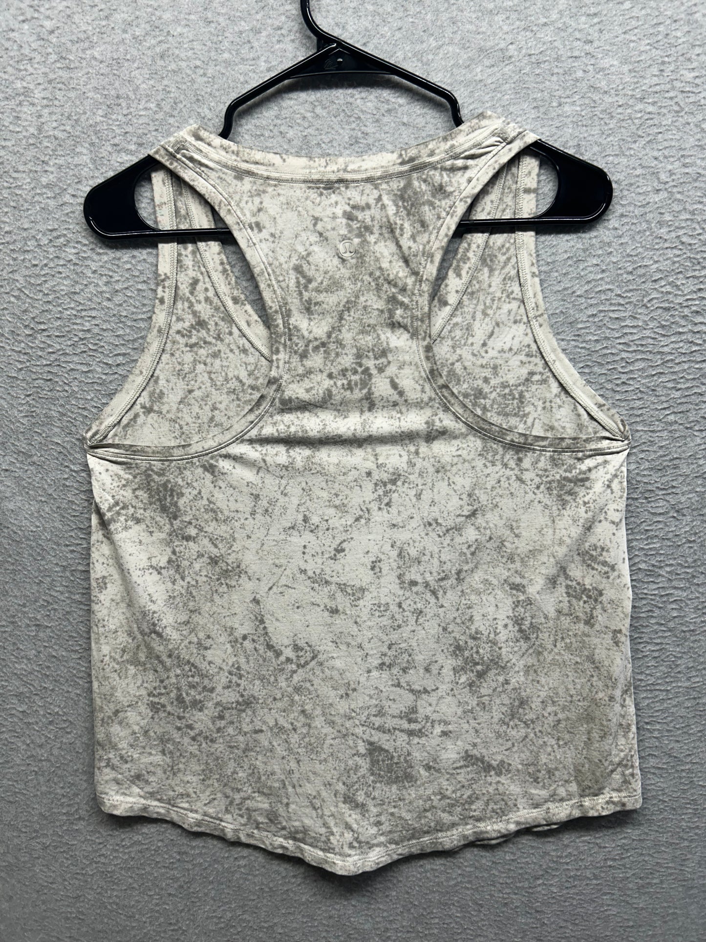 Lululemon Love Tank Top Size 12/14 Cirrus Wash White Opal Raw Linen Rover