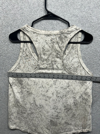 Lululemon Love Tank Top Size 12/14 Cirrus Wash White Opal Raw Linen Rover