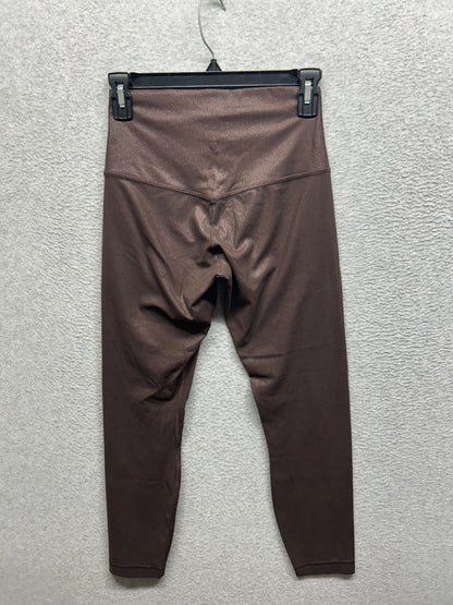 Lululemon Align High-Rise Ribbed Pant 25" Shine Size 6 (Square) Brown