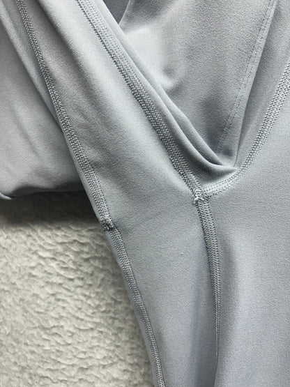 Lululemon Align Wide Leg Super-High-Rise Crop 23" Size 0 Rhino Grey