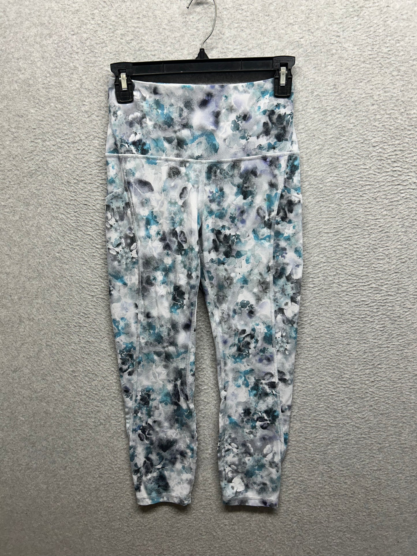 Lululemon Align High Rise Crop with Pockets 23" Size 6 Kaleidofloral Multi