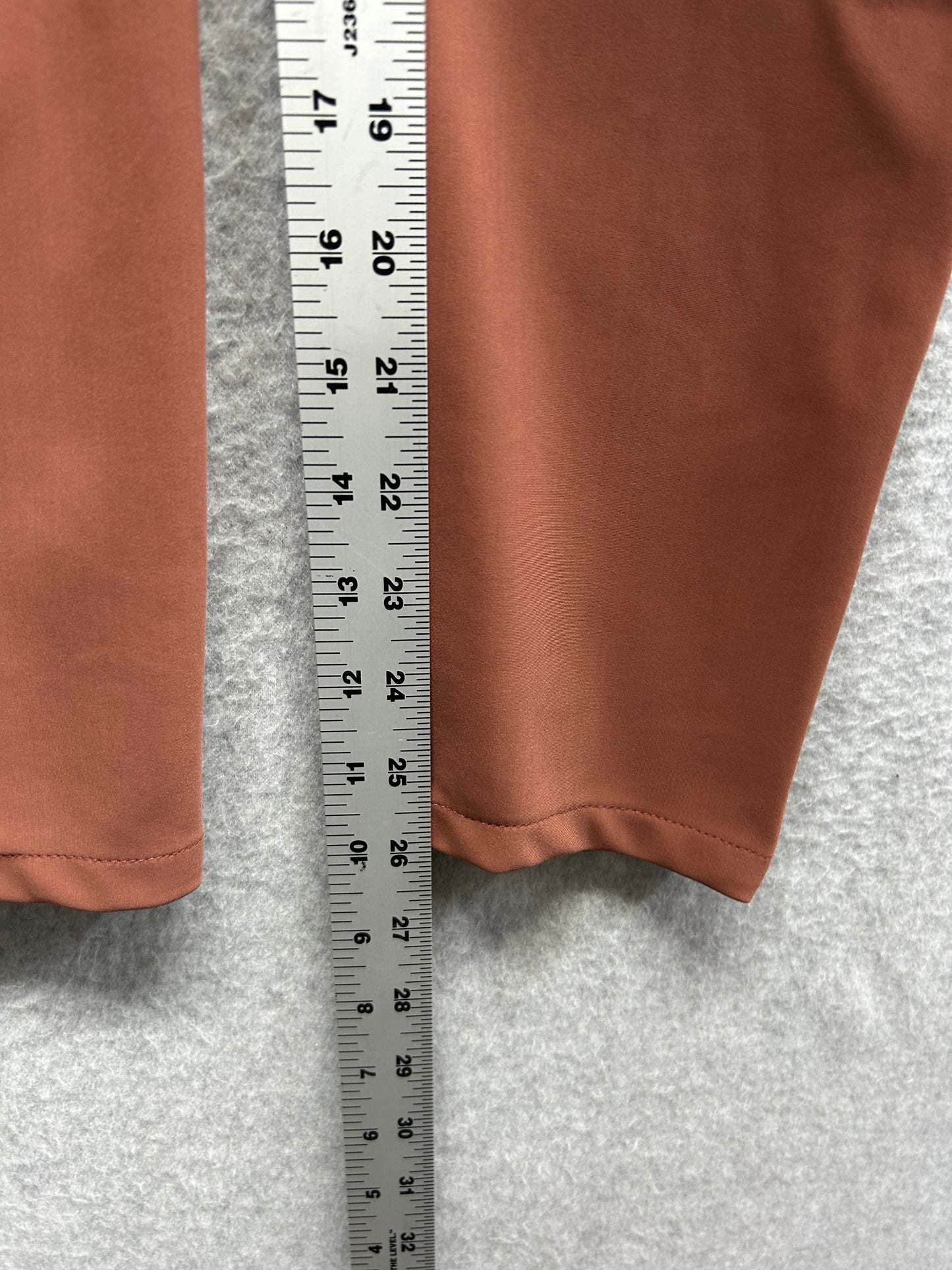 Lululemon City Sleek Slim-Fit 5 Pocket High-Rise Pant Size 28 Ancient Copper