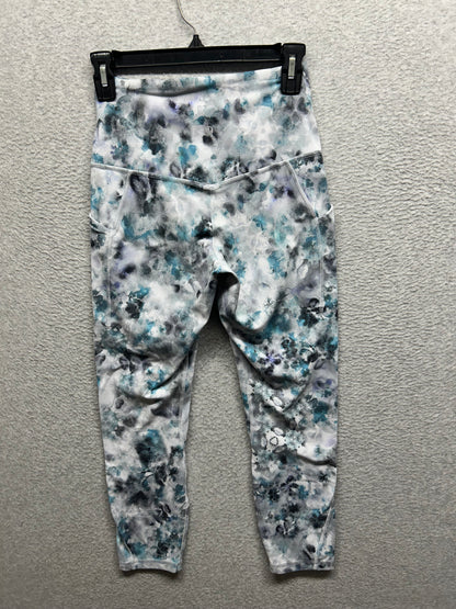 Lululemon Align High Rise Crop with Pockets 23" Size 6 Kaleidofloral Multi