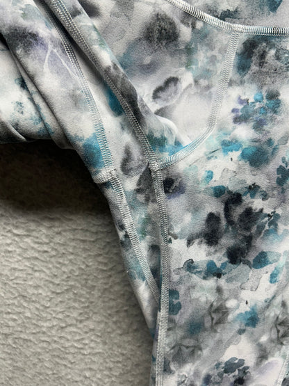 Lululemon Align High Rise Crop with Pockets 23" Size 6 Kaleidofloral Multi