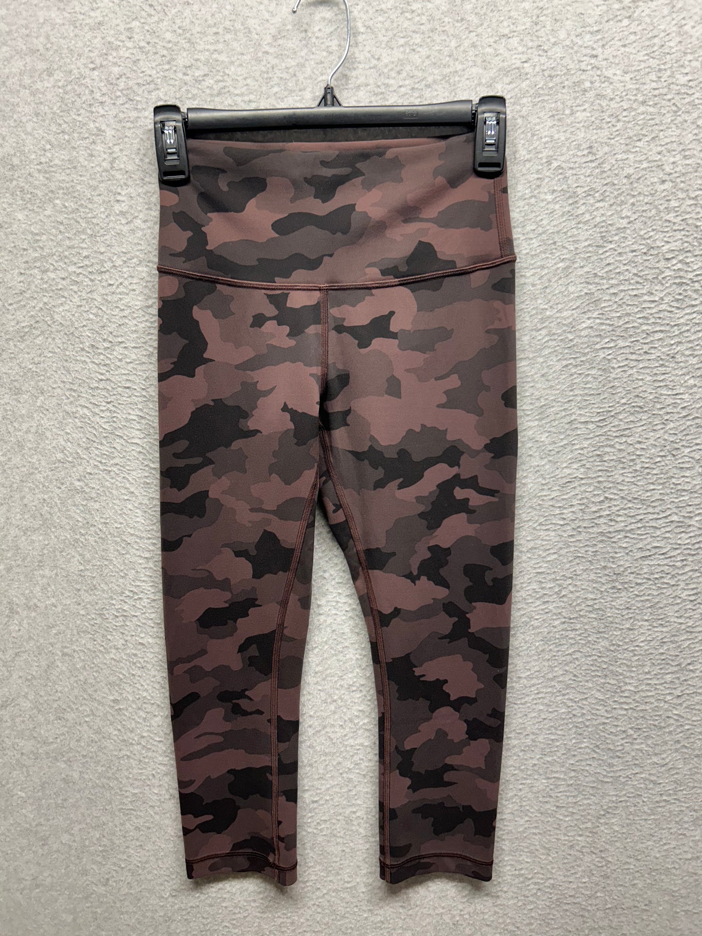 Lululemon Wunder Train High-Rise Crop 21" Size 6 Heritage 365 Camo Brown Earth Multi