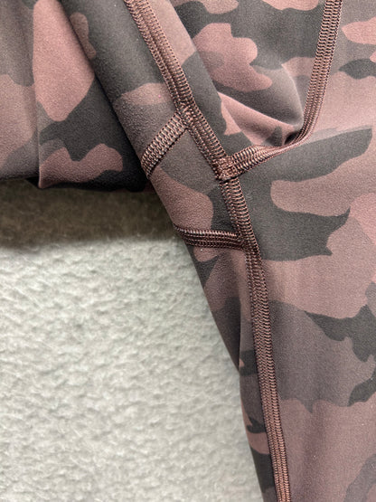 Lululemon Wunder Train High-Rise Crop 21" Size 6 Heritage 365 Camo Brown Earth Multi