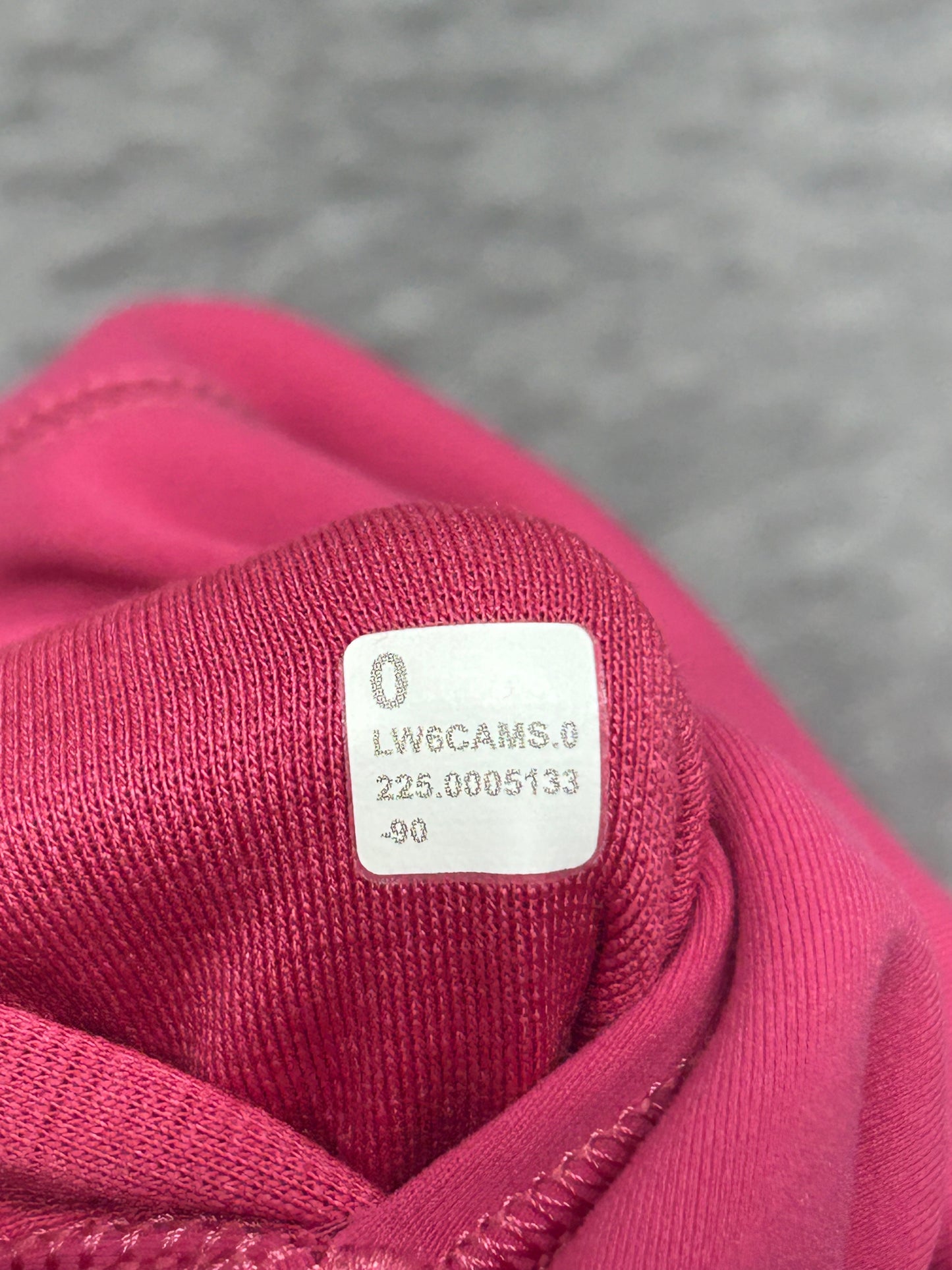 Lululemon Wunder Train High-Rise Crop 23" Size 0 (Square) Raspberry Coulis