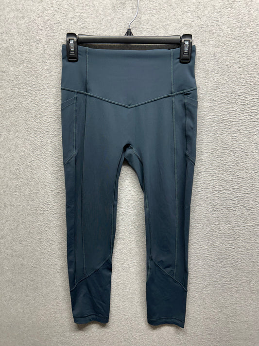Lululemon All The Right Places Crop II 23" Size 6 Code Blue
