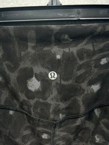 Lululemon Align High-Rise Crop 21" Size 0 (Square) Spray Leopard Black Multi