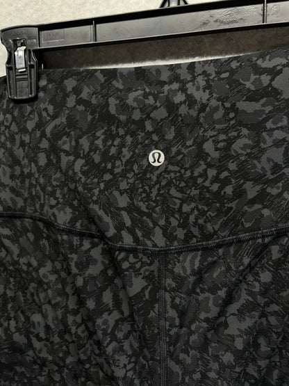 Lululemon Align Pant II 25" Size 20 Wild Thing Camo Deep Coal Multi