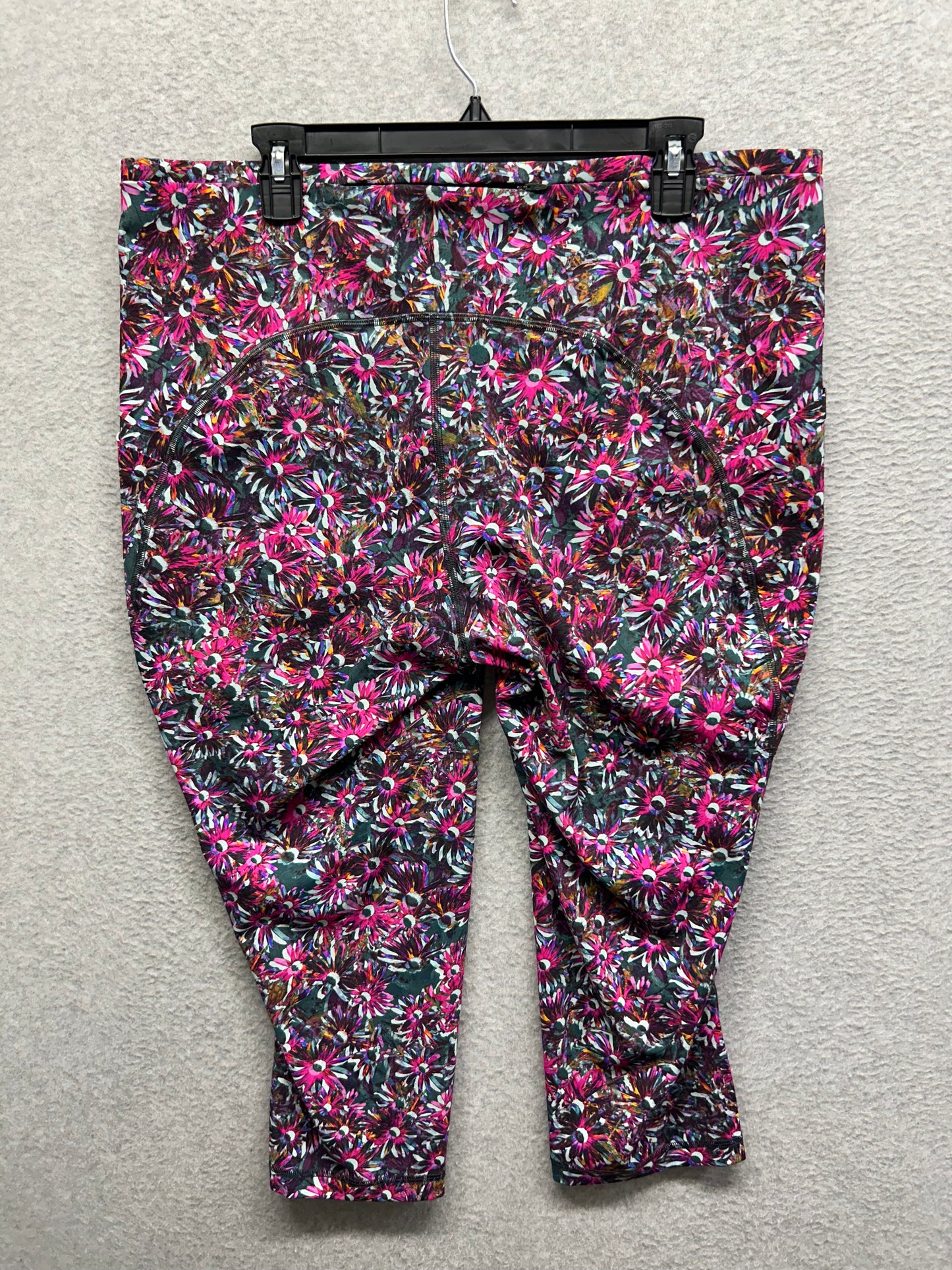 Lululemon Swift Speed High-Rise Crop 21" Size 18 Floral Electric Multi