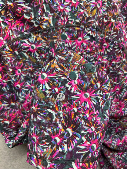 Lululemon Swift Speed High-Rise Crop 21" Size 18 Floral Electric Multi