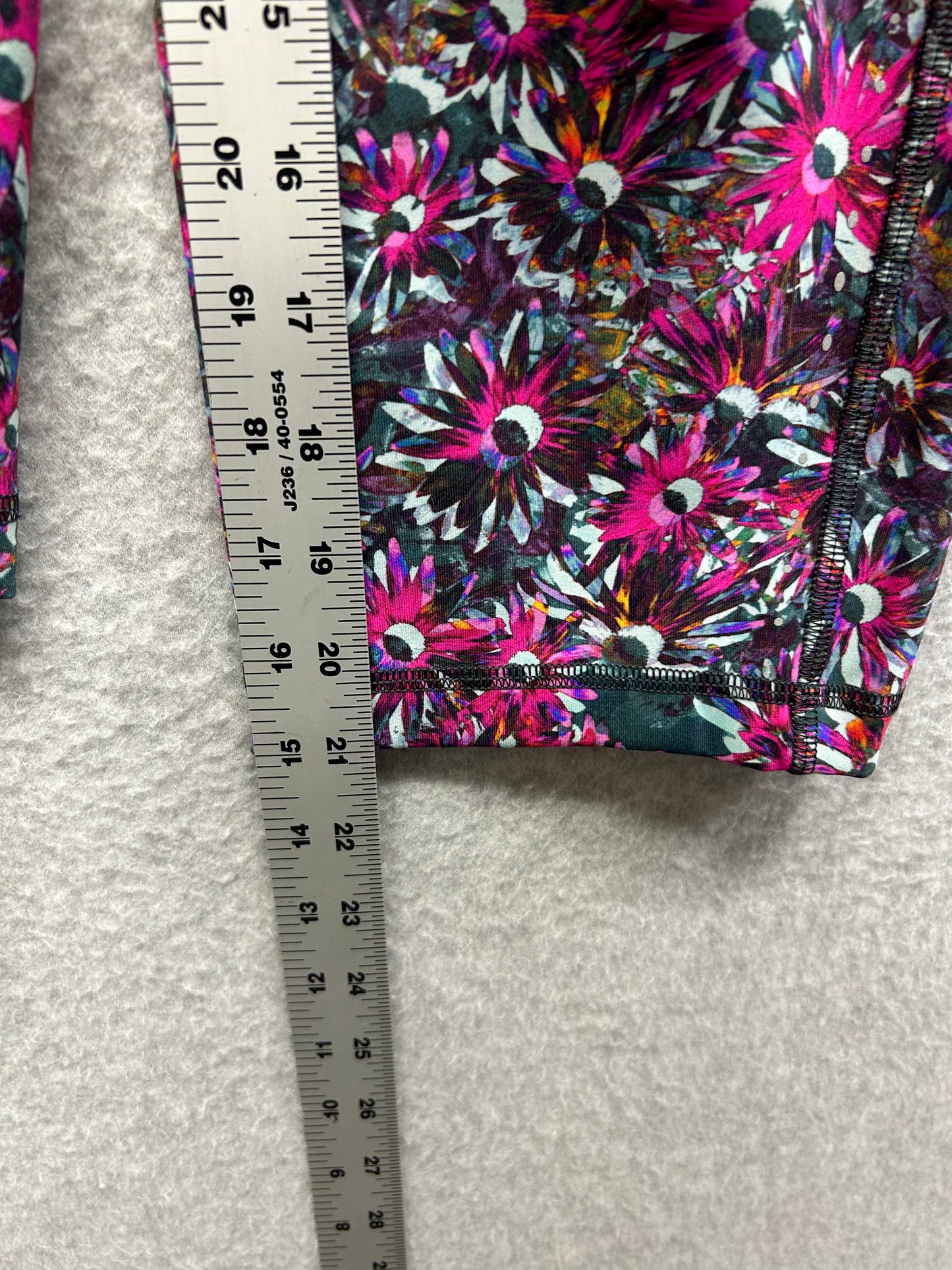 Lululemon Swift Speed High-Rise Crop 21" Size 18 Floral Electric Multi