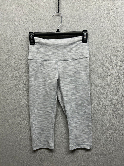 Lululemon Wunder Under Hi-Rise 1/2 Tight Size 6 Wee Are From Space Ice Grey Alpine White