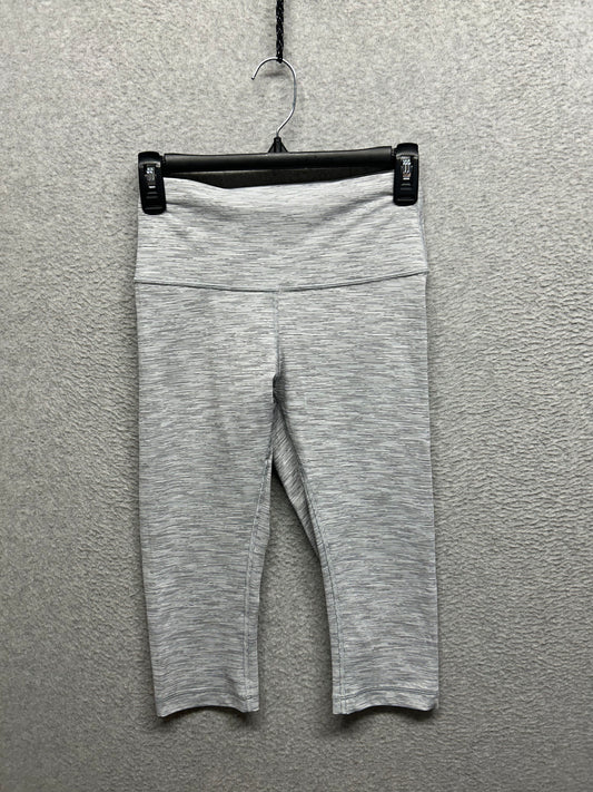 Lululemon Wunder Under Hi-Rise 1/2 Tight Size 6 Wee Are From Space Ice Grey Alpine White