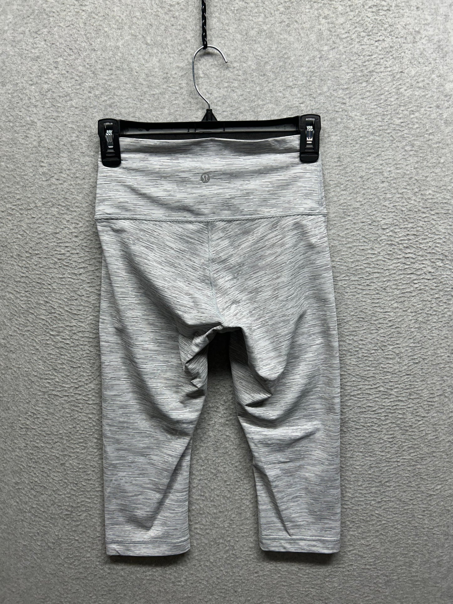 Lululemon Wunder Under Hi-Rise 1/2 Tight Size 6 Wee Are From Space Ice Grey Alpine White