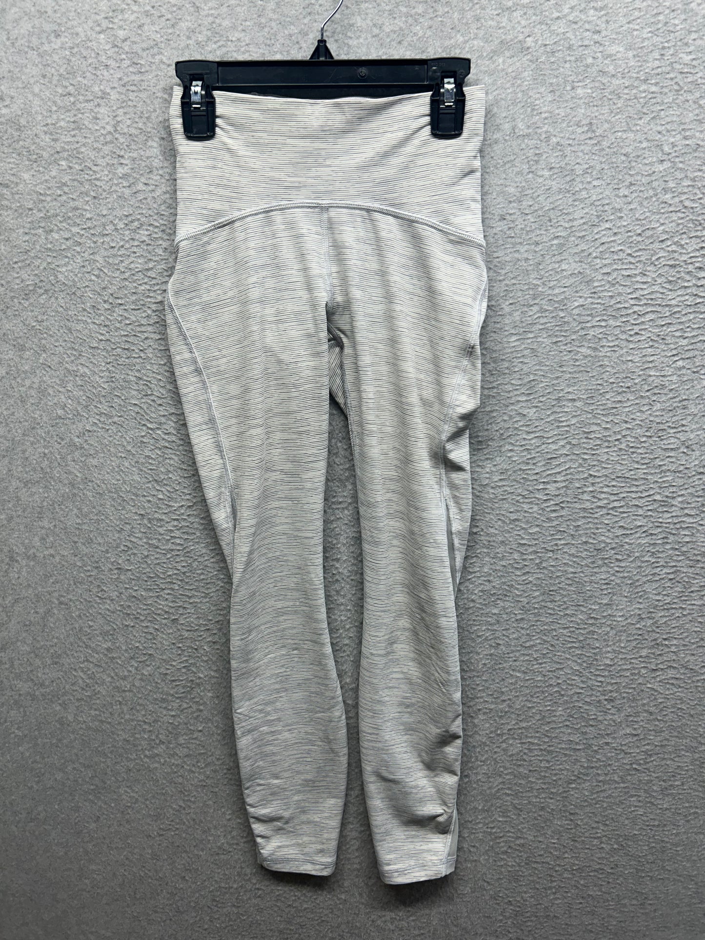Lululemon Train Times 25" Size 2 Wee Are From Space Ice Grey Alpine White