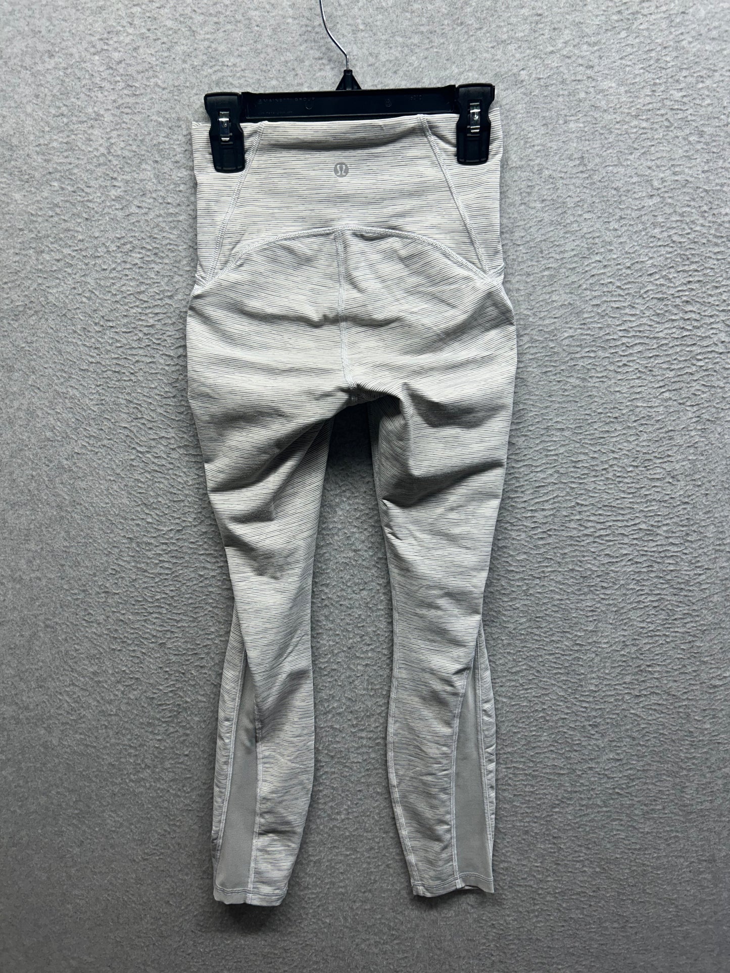Lululemon Train Times 25" Size 2 Wee Are From Space Ice Grey Alpine White