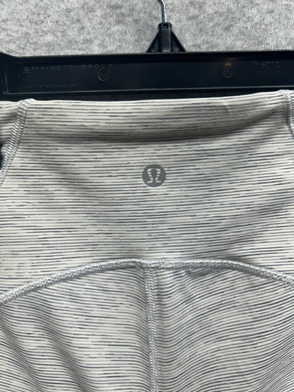 Lululemon Train Times 25" Size 2 Wee Are From Space Ice Grey Alpine White