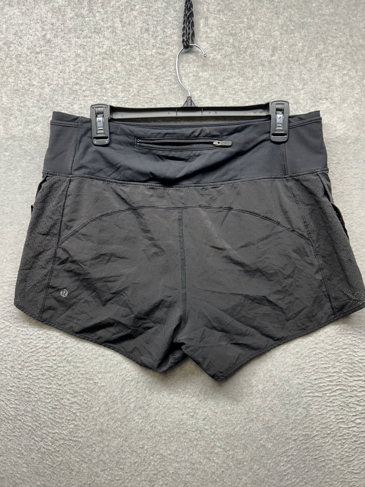 Lululemon Real Quick Short Perforated 3.5" Black Size 10