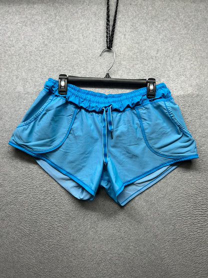Lululemon Work It Out Short Beach 4" Size 10 Blanket Blue