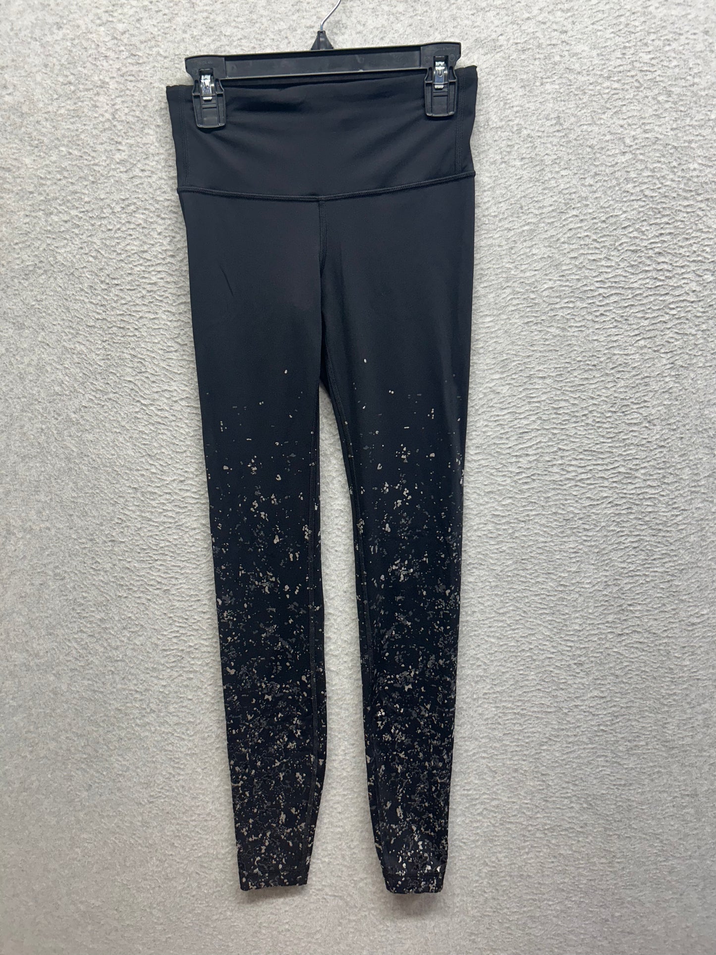 Lululemon Speed Wunder Tight 28" Size 2 Speckle Shine Black