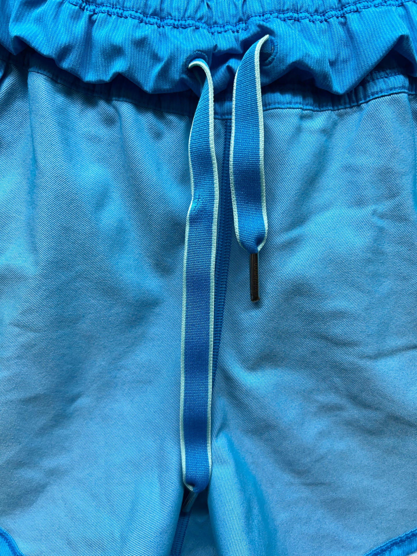 Lululemon Work It Out Short Beach 4" Size 10 Blanket Blue