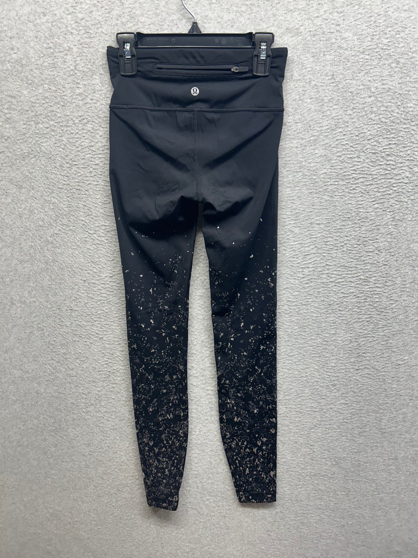 Lululemon Speed Wunder Tight 28" Size 2 Speckle Shine Black