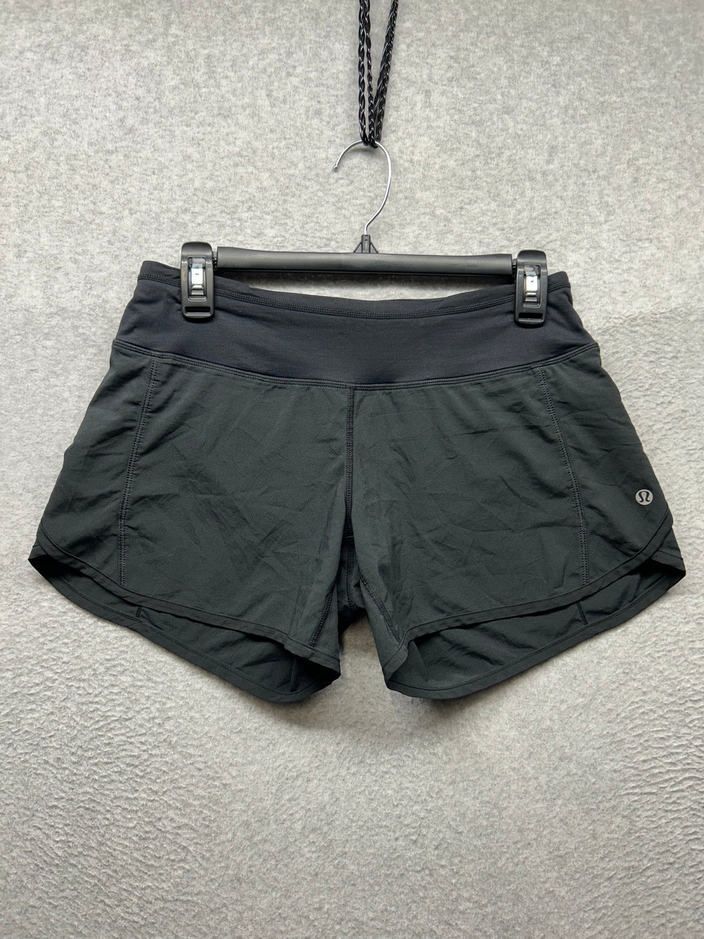 Lululemon Speed Up Short Long 4" Size 4 Black