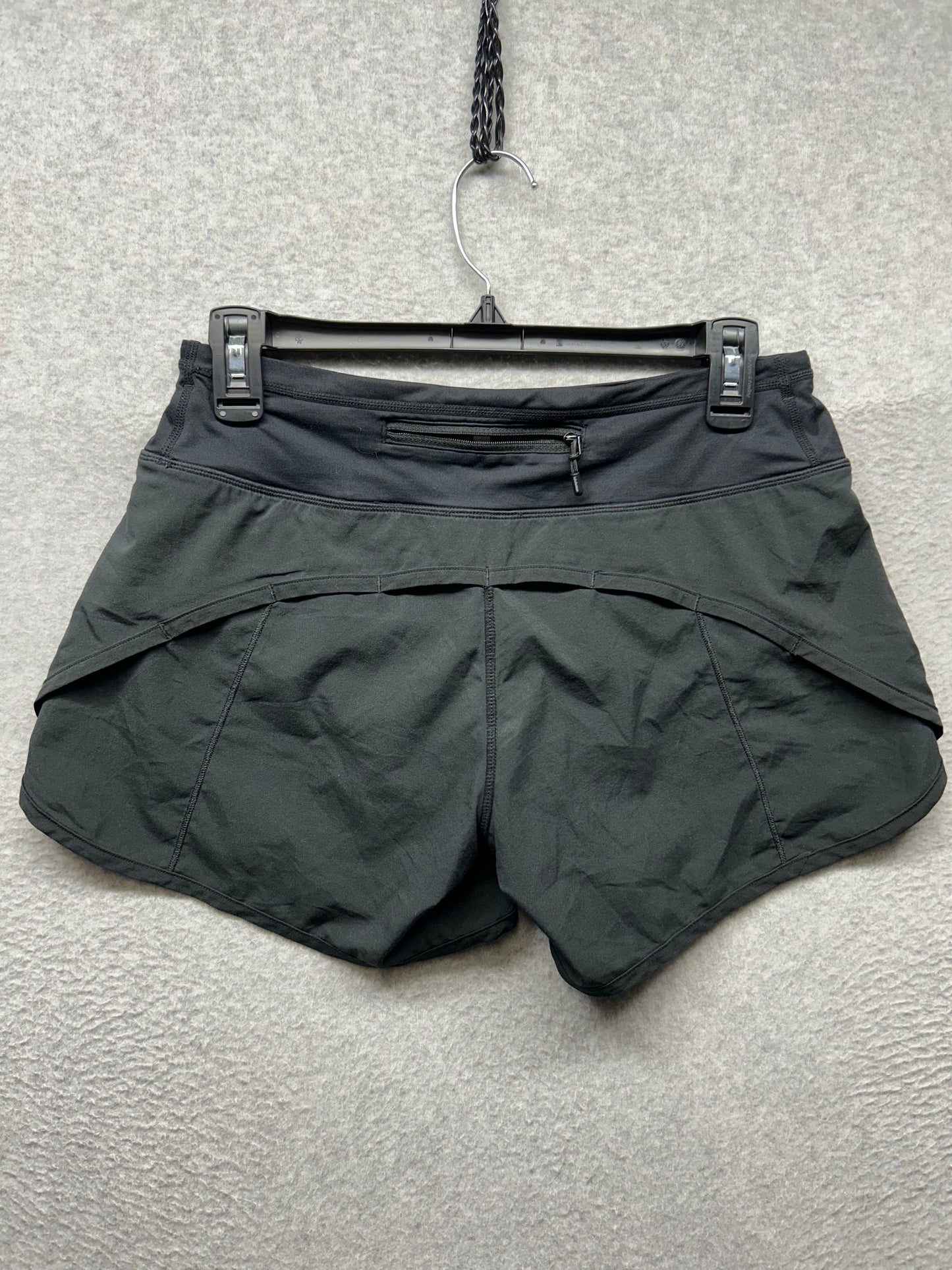 Lululemon Speed Up Short Long 4" Size 4 Black