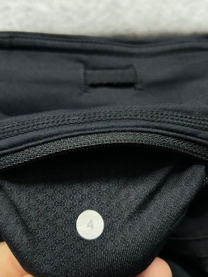 Lululemon Speed Up Short Long 4" Size 4 Black