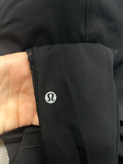 Lululemon Speed Up Tight Mesh 28" Size 2 Black