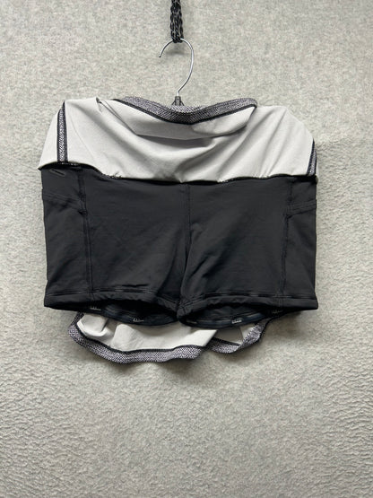 Lululemon Pace Rival Skirt II Size 4 Stretch Dotscape Alpine White Black