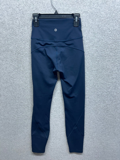 Lululemon In Movement Tight 25" Everlux Size 2 True Navy