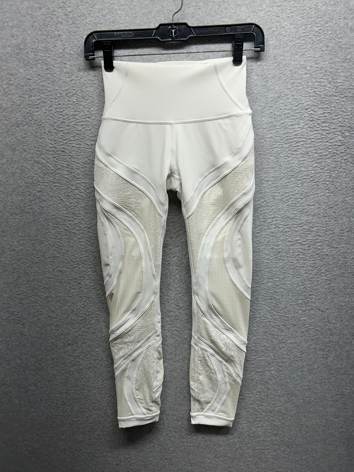 Lululemon Wunder Under High-Rise Tight 25" Lace Size 4 White