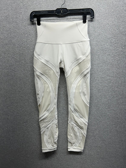 Lululemon Wunder Under High-Rise Tight 25" Lace Size 4 White
