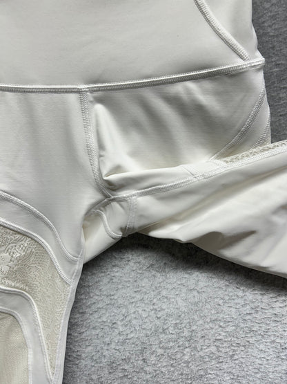 Lululemon Wunder Under High-Rise Tight 25" Lace Size 4 White