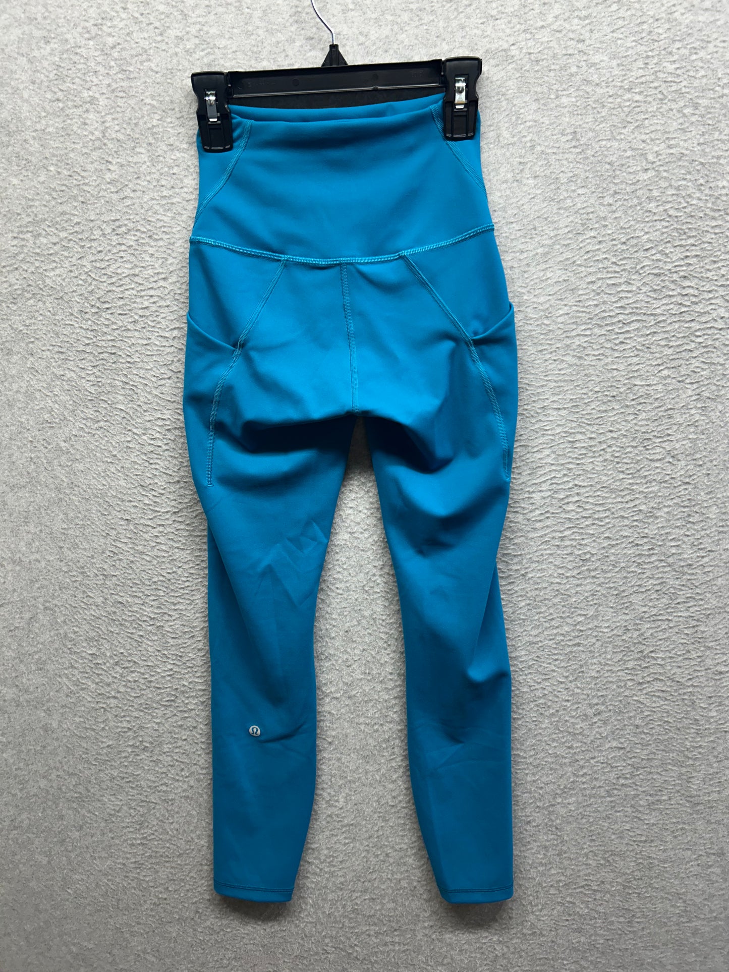Lululemon Wunder Train High-Rise Tight with Pockets 25" Size 2 Hawaiian Blue