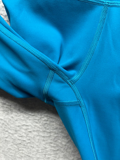 Lululemon Wunder Train High-Rise Tight with Pockets 25" Size 2 Hawaiian Blue