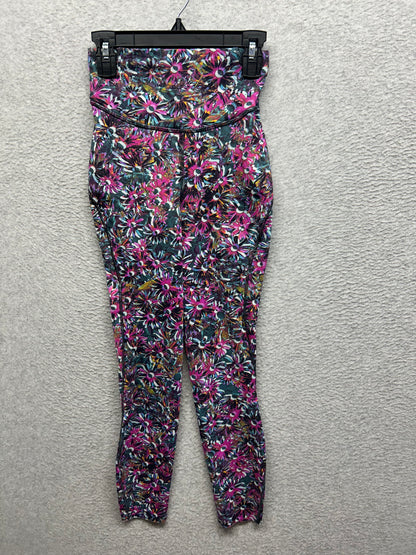 Lululemon Base Pace High-Rise Running Tight 25" Size 2 Floral Electric Multi