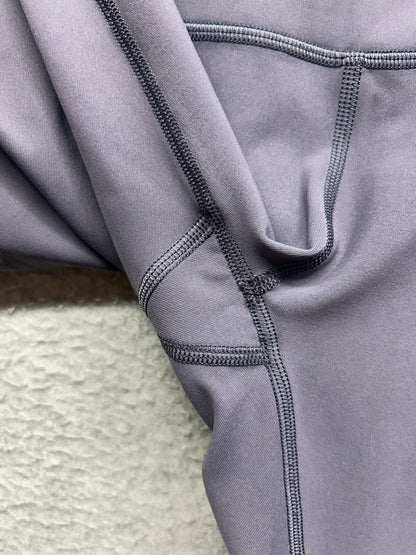 Lululemon Wunder Under Crop 21" Lace Size 2 Moonwalk