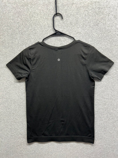 Lululemon Swiftly Tech Short Sleeve Relaxed Fit Size 4 Black