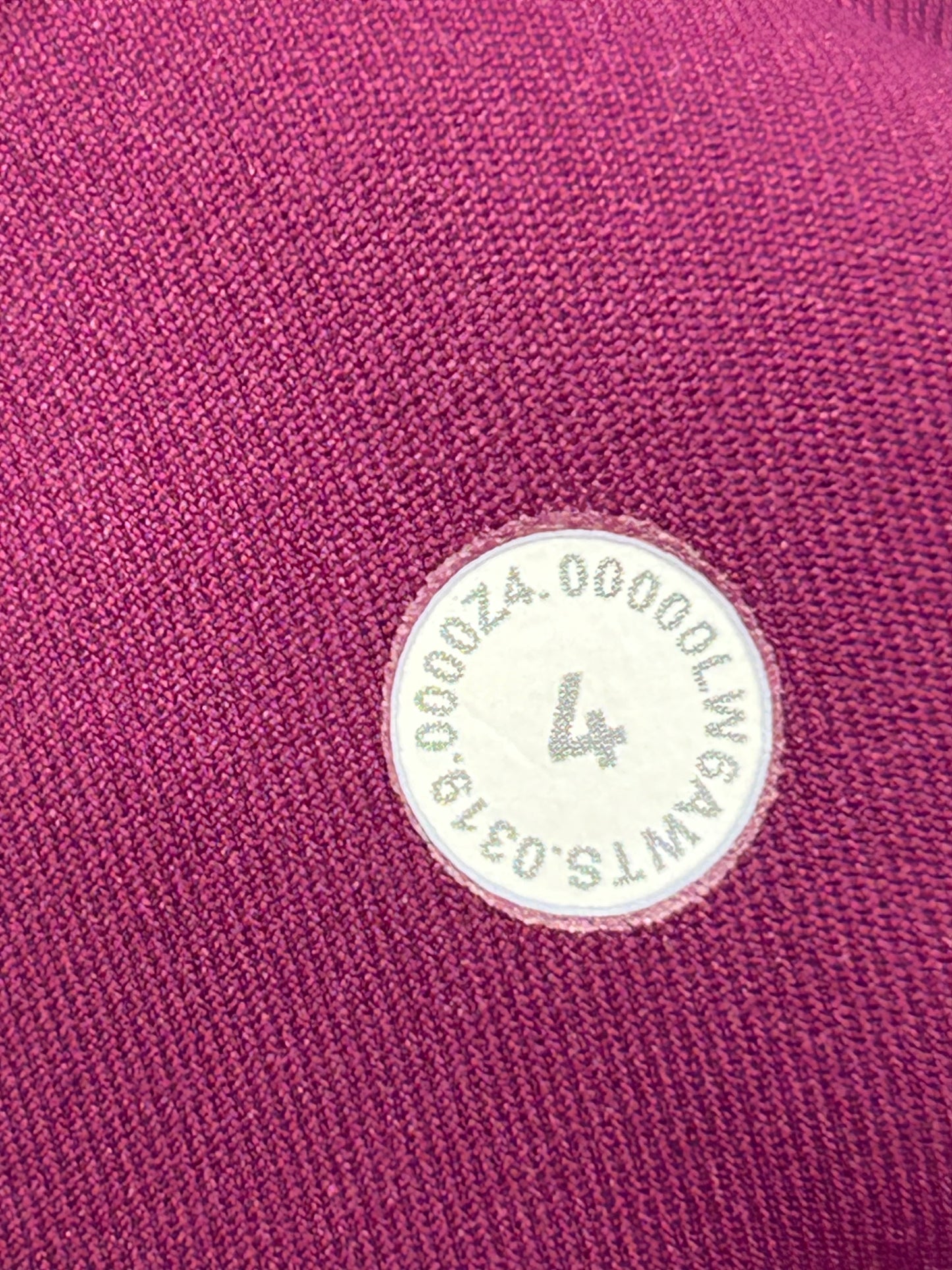 Lululemon Time To Sweat Crop 23" Size 4 Polar Shift Emboss Marvel